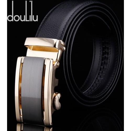 Mens Cow Business Belt Designer Genuine Leather Strap Automatic Buckle High Quality Luxury Brand Jeans Waistband Belts For Men