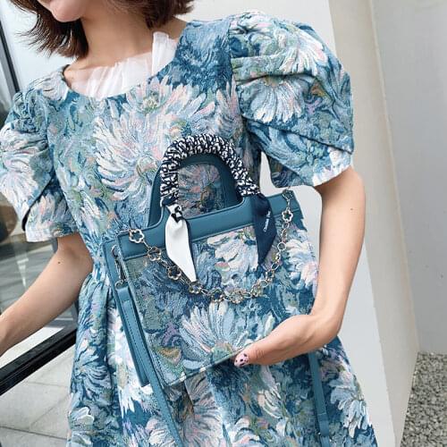 Luxury Pearl Shoulder Bag for Women Brand Purses and Handbag Designer Crossbody Bag High Quality Square Bag New Printed Satchel