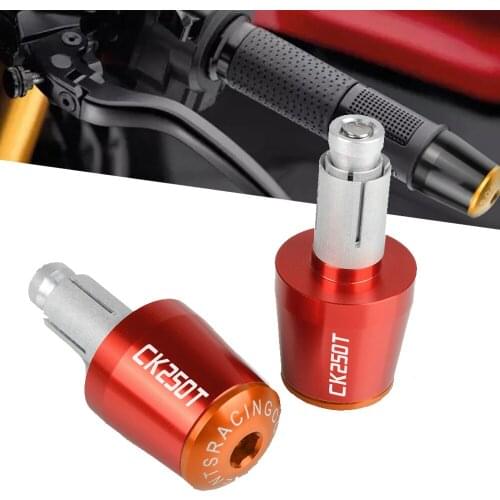 Motorcycle Handlebar Gear Balanced Plug Slider Handle Bar End Grips Cap For KYMCO CK250T CK 250T CK-250T