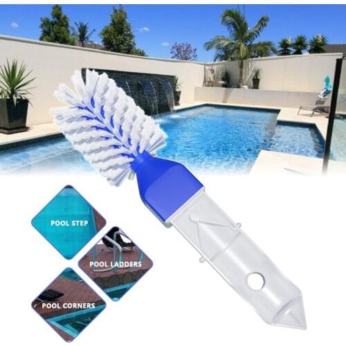 Pool Cleaning Brush Hot Tub Spa Step Tile Brush Step Corner Brush Swimming Pools Tubs Ground Cleaning Tool Accessories Hot Sale
