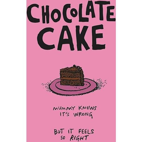 Chocolate Cake, Retro Vintage Aluminium Sign Gift, Kitchen Retro Wall Home Bar Pub Vintage Cafe Decor, 8x12 Inch