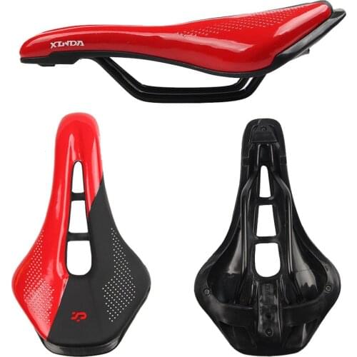 Folding Bicycle Seat Bike Parts Cycling Cushion Hollow Widened Silicone Padding Comfortable Wear-resistant Mountain Bike Saddle