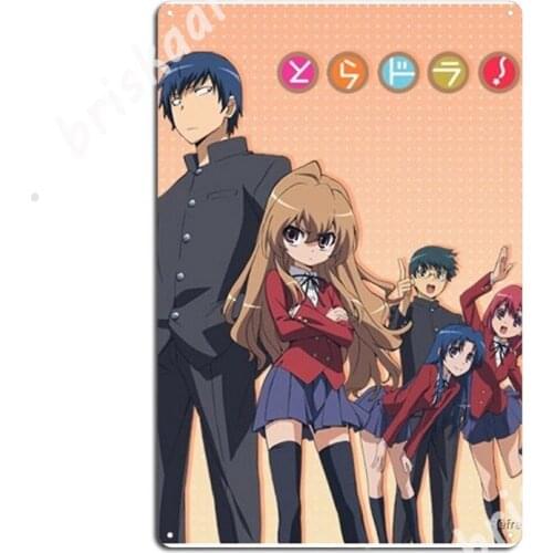 Toradora! Metal Signs Club Party Living Room Funny Plaques Tin sign Posters