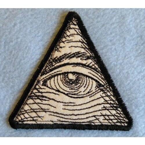 Eye of Providence Embroidery Biker Patch Vest Creative For Clothing Jeans Bag Decoration Iron on Patches