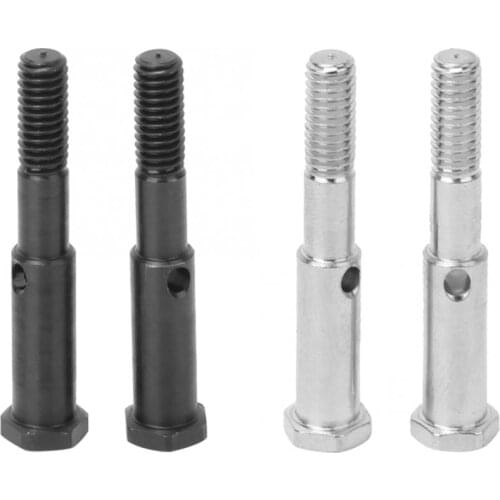 2pcs High Quality Metal Front Wheel Axle Replacement Parts Accessories for ECX Series 2WD 1/10 RC Hobby Model Car