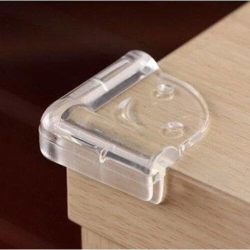 1pc Childrens PVC Safe Anti-collision Angle Best Silicone Safety Transparent Table Corner Guard Soft Protectors For Baby Kids