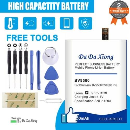 100% New battery BV9500 15100mAh Replacement For Blackview BV9500 BV9500 Pro