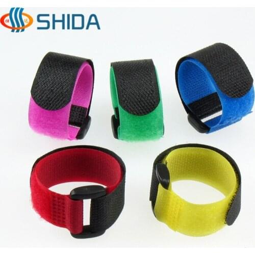 25pcs/lot 20*270mm high Quality Nylon model Battery belt Flip Stick Adhesive Strap Belt Tape Cable Ties battery straps