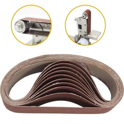 10pcs 30x330mm Abrasive Sanding Belts 240/800 Grit Sanding Grinding Polishing Tools for Sander Power Rotary Tools