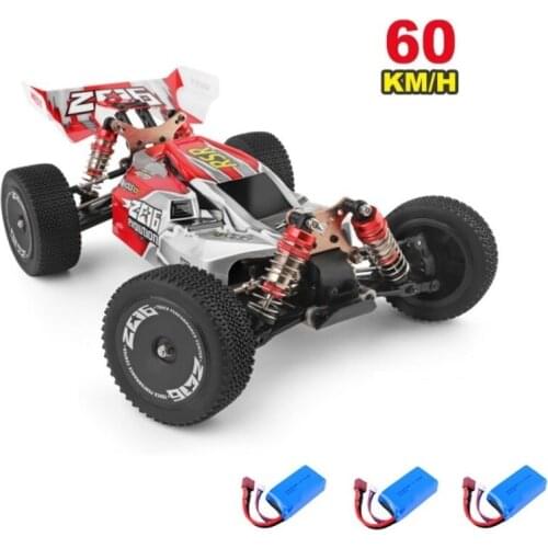 WLtoys 144001 2.4G Racing RC CAR Competition 60 km/h Metal Chassis 4wd Electric RC Formula Car Remote Control Toys