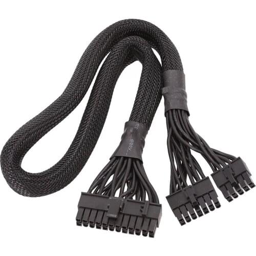 14+10Pin to 24 Pin ATX Power Supply Cable 20+4 Pin PC PSU Motherboard Cable for Corsair AX1500I AX1200I AX860I AX760I