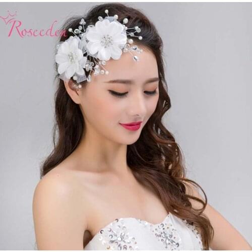 Hair vine wedding bridal vintage hair ornaments fashion handmade pearl beads/crystal headpiece hair accessories Tiara bead RE612