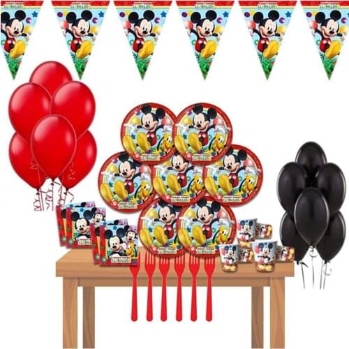 Mickey Mouse Süper Parti Seti 24 Kişilik