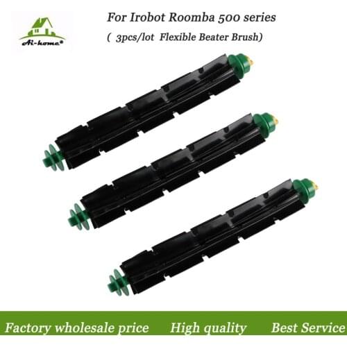 Green Head Flexible Beater Brush for iRobot Roomba 500 600 Series 510 530 535 540 550 560 570 580 590 532 Vacuum Cleaner Parts