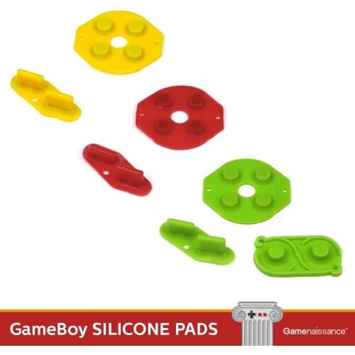 GameBoy Custom Silicone Pads Replacement Rubber Pads For GAMEBOY IPS ACCESSORY Gamenaissance