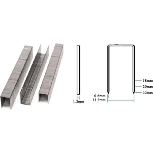 2700PCS Staples 22mm Length For Nailer P88U Using