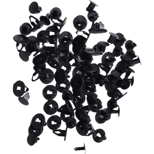 Universal Auto Car Push Retainer Pin Rivet Trim Clips & Fasteners Size Auto Clips 50pcs