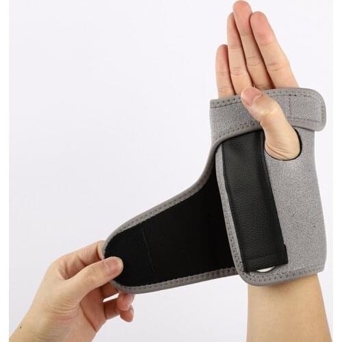 1Pair Adjust Weight Lifting Wristband Steel Wrist Brace Support Hand Brace Wrist Support Finger Splint Carpal Tunnel Syndrome