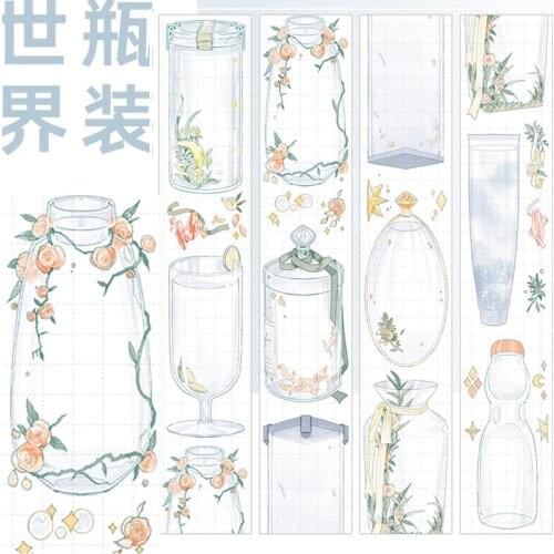 1 Loop Bag World Glacier Pet Washi Tape Collage 200cm