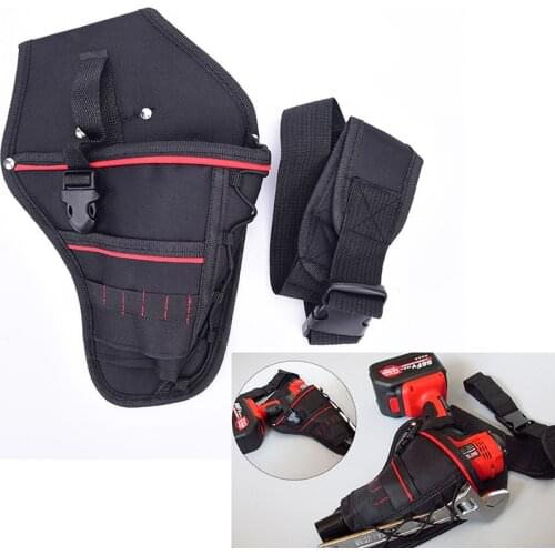 1PC Multi-function Thickened Oxford Electric Hand Drill Impact Wrench Electric Wrench Pockets Tool Bags