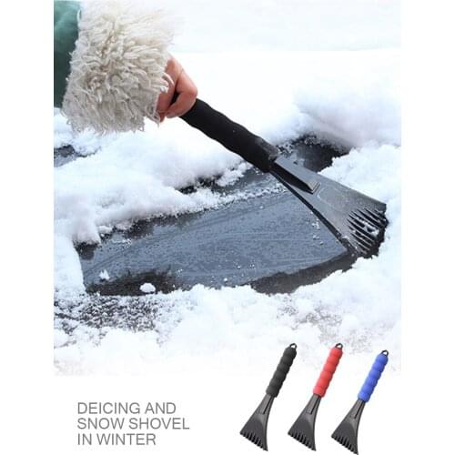 1 Pc Practical Car Ice Scraper Snow Shovel Ice Removal Window Windshield Cleaning Tools Snow Winter Accessories