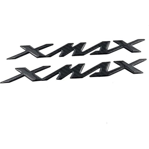 Motor 3D Carbon Fiber Fuel Tank Cover Protector Sticker Pad Anti Slip Traction Black Decal For Xmax X-MAX 125 250 300