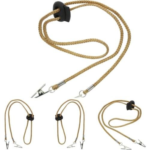 4 Pcs Adjustable Napkin Holder Patient Elderly Bib Crocodile Clip Flexible