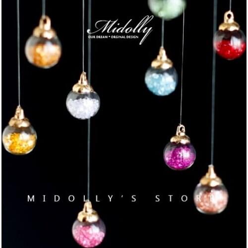 5pcs/lot new diamond crystal ball Blyth pull ring pendant DIY accessories Blyth doll clothes accessory 18mm ball