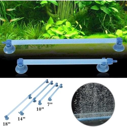 1pc Fish Tank Aquarium Air Stone Bubble Wall Aeration Tube Oxygen Pump Diffuser High Efficiency And Without Pollution
