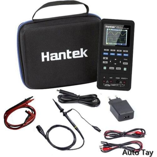 Hantek Digital Multimeter 2D42/2D72 3 In1 Oscilloscope Waveform Generator Multimeter USB Portable Handheld Oscilloscope Tester
