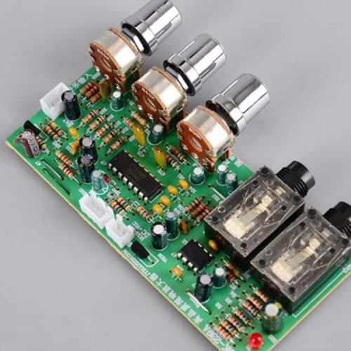 DC12-18V PT2399 Digital Microphone o Amplifier Board Karaoke Plate Reverb Preamplifier Tone Board