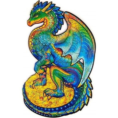 Wooden Cartoon Animal Jigsaw Puzzles Sea Turtle Chameleon Cat Head Diy Puzzle For Adults Kids Interaction Educational Gifts