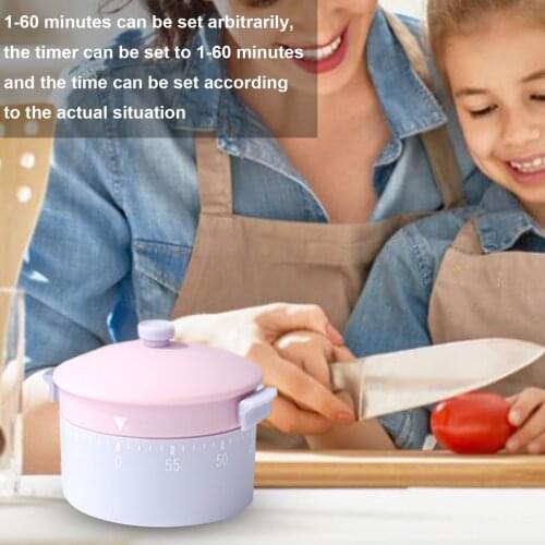 Mechanical Kitchen Timer Game Count Down Counter Alarm Cooking Tool 60 minutes hour meter Minuterie timer