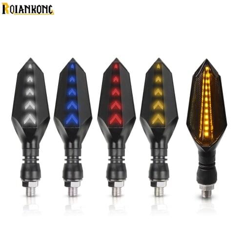 Motorcycle Turn Signal Light Flashing 12 LED lights waterproof FOR yamaha honda yamaha kawasaki szuki BMW DUCATI