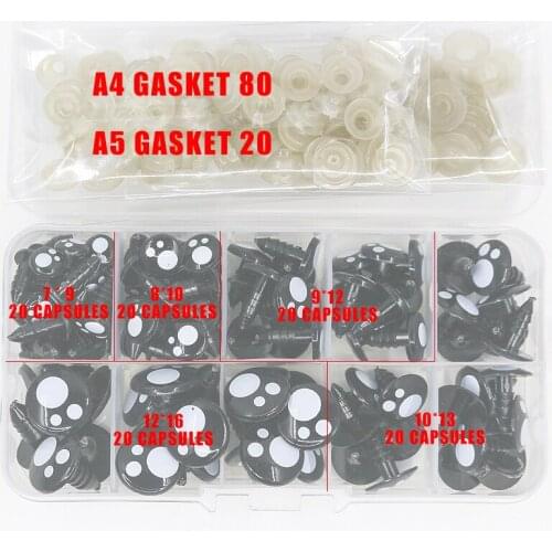 100pcs Cartoon Animal Doll Plastic Eyes Soft Toy Making Animal Amigurumi Accessories Safety For Teddy Bear Stuffed Toys