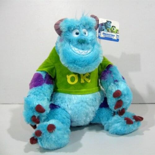 Original Disney Movie Monsters University Cartoon Characters Sullivan Plush Toy Cute Stuffed Dolls 30cm Kawaii Kids Gift