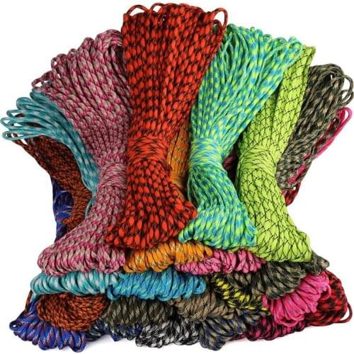 5 Meters Dia.4mm 7 stand Cores Paracord for Survival Parachute Cord Lanyard Camping Climbing Camping Rope Hiking Clothesline