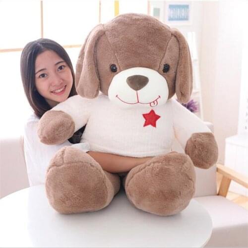 Golden Retriever Plush Toys Stuffed Animal Puppy Doll Soft Labrador Dog Pillow Appease Gifts for Kids Girls Baby Room Decoration