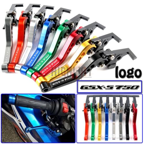 Brake Handle Bar Lever CNC Aluminum Short Adjustable Brake Clutch levers For Suzuki GSR750 GSR 750 GSX-S750 GSXS 750 2011-2016
