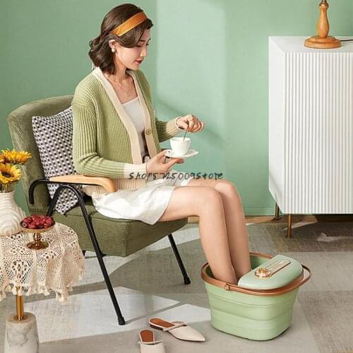 Foldable Foot Soaking Bucket, Electric Massage, Automatic Heating, Constant Temperature Adjustment, Intelligent Household Foot B