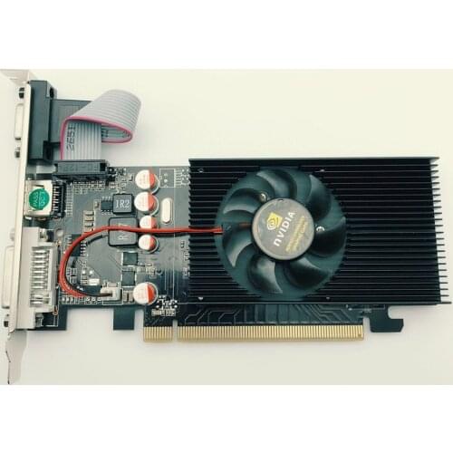NEW GeForce GT210 1GB 64bit DDR2 HDMI VGA/DVI Video Card Large and Small Chassis Computer Game Graphics