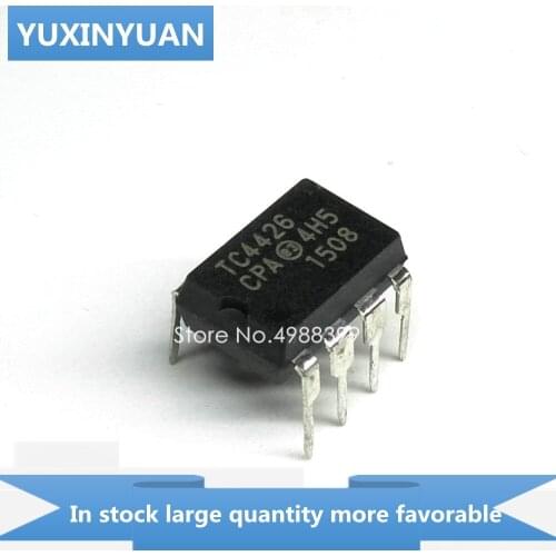 YUXINYUAN 10PCS/LOT TC4426CPA TC4426 CPA TC 4426CPA 4426 DIP8 in stock in stock