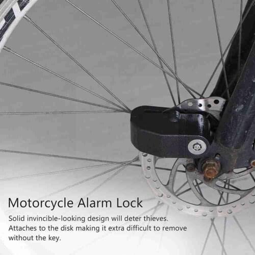 Motorcycle Brake Lock Motorcycle Lock Steel Disc Lock Moto Waterproof Disc Security Bike Brake Anti Alarm Lock Lock Theft U5A7