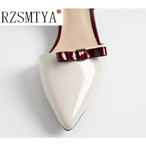 Shoes Woman 2021 Bowtie Decorateion Pointed Toe Female Footwear All-Match Casual Sneaker Modis Shallow Mouth New Beading Dress