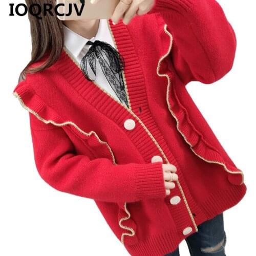 Women Cardigan Sweater Coat 2019 Autumn Winter Fashion Single-breasted Jacket Long Sleeve Casual Cardigans Knitted Sweaters R711