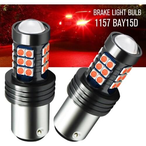 2Pcs 1157 P21/5W BAY15D Super Bright 3030 LED Car Brake Bulb Turn Signal Auto Daytime Running Light Parking Lamp Red White Amber