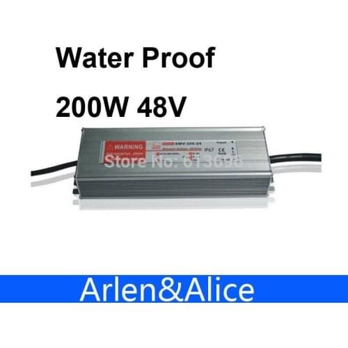 200W 48V 4.1A Waterproof outdoor Single Output Switching power supply for LED