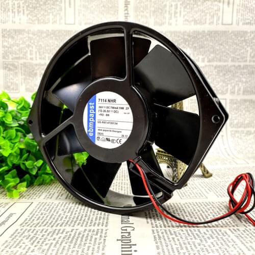 7114 NHR 7114 N DC 24V 19W 150x38MM Server Round Cooling Fan