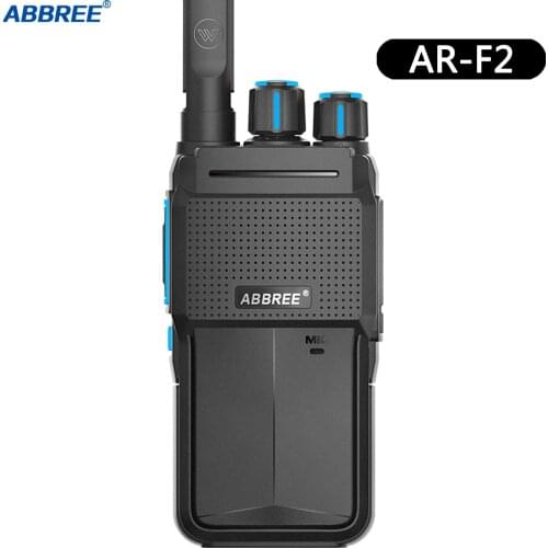 ABBREE AR-F2 Mini Walkie Talkie HF Transceiver Amateur Radio uhf band 400-470MHz baofeng uv-82 uv82 Two-way Radio