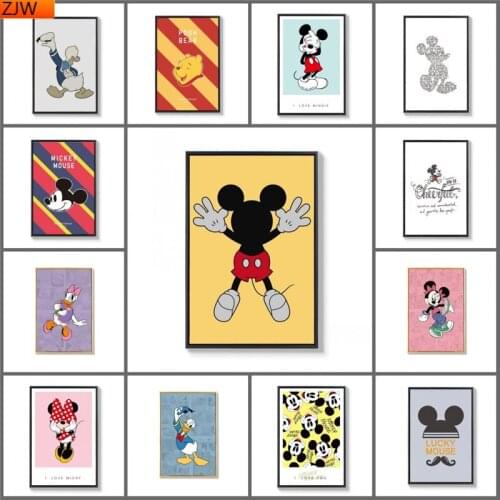 Disney Cartoon Cute Mickey Mouse Diamond Painting Diamond Mosaic Cross Stitch Kits Full Diamond Embroidery Room Decoration
